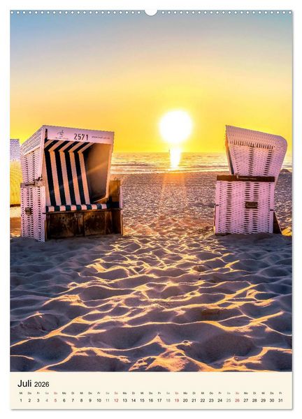 Produktbild: INSEL SYLT, Berauschende Nat&uuml;rlichkeit (Wandkalender 2026 DIN A2 hoch), CALVENDO Monatskalender