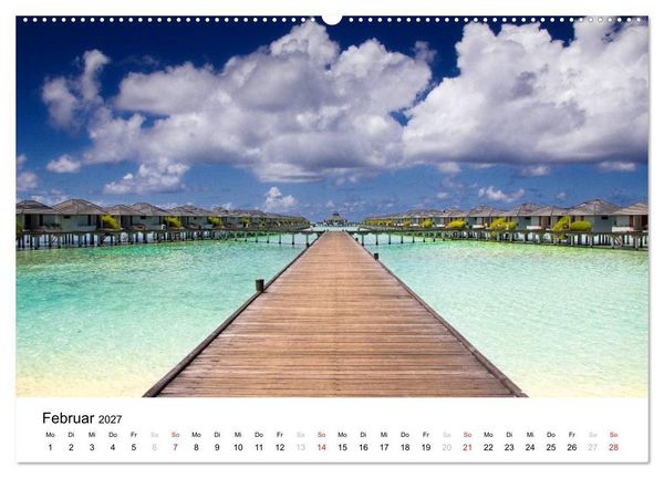 Produktbild: Malediven - Das Paradies im Indischen Ozean I (hochwertiger Premium Wandkalender 2027 DIN A2 quer), Kunstdruck in Hochglanz