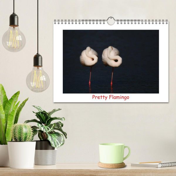 Produktbild: Pretty Flamingo (Wandkalender 2026 DIN A4 quer), CALVENDO Monatskalender
