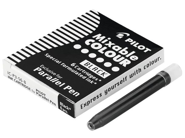 Produktbild: PILOT Patronen Parallel Pen schwarz 6er