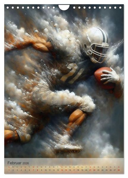 Produktbild: NEVER STOP THE SPORT (Wandkalender 2026 DIN A4 hoch), CALVENDO Monatskalender