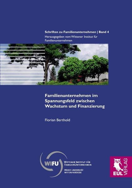 Produktbild: Familienunternehmen im Spannungsfeld zwischen Wachstum und Finanzierung