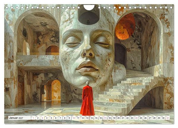 Produktbild: Anima Architectura, der Geist der Steine (Wandkalender 2027 DIN A4 quer), CALVENDO Monatskalender