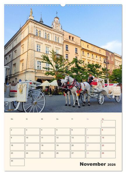 Produktbild: Wundersch&ouml;nes Krakau (Wandkalender 2026 DIN A2 hoch), CALVENDO Monatskalender