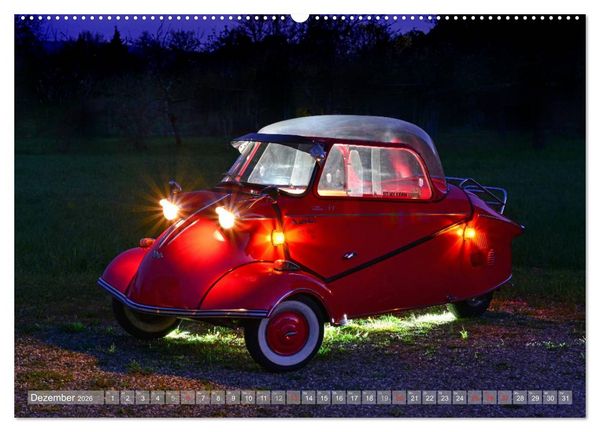 Produktbild: Messerschmitt KR 200 Kabinenroller (hochwertiger Premium Wandkalender 2026 DIN A2 quer), Kunstdruck in Hochglanz