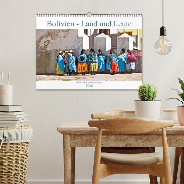 Produktbild: Bolivien - Land und Leute (Wandkalender 2026 DIN A3 quer), CALVENDO Monatskalender