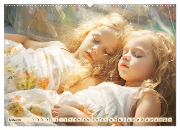 Produktbild: Schlaf und tr&auml;ume gut (hochwertiger Premium Wandkalender 2026 DIN A2 quer), Kunstdruck in Hochglanz
