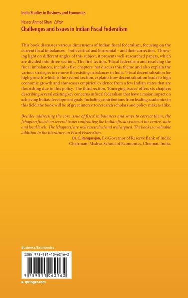 Produktbild: Challenges and Issues in Indian Fiscal Federalism