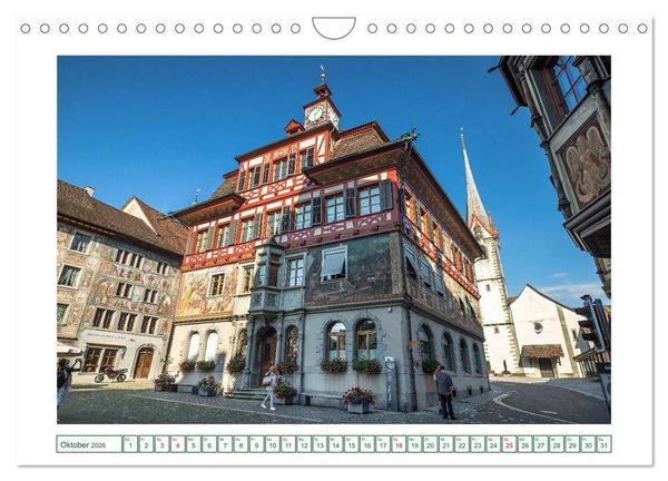 Produktbild: Charmantes Stein am Rhein (Wandkalender 2026 DIN A4 quer), CALVENDO Monatskalender