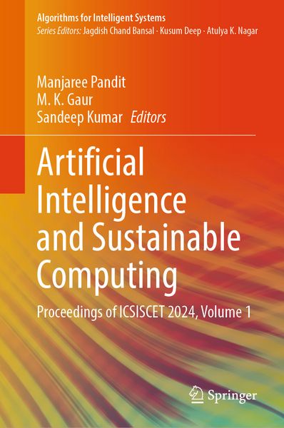 Produktbild: Artificial Intelligence and Sustainable Computing