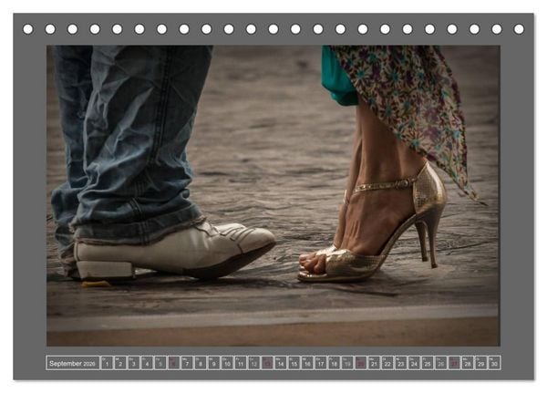 Produktbild: Tango feet (Tischkalender 2026 DIN A5 quer), CALVENDO Monatskalender