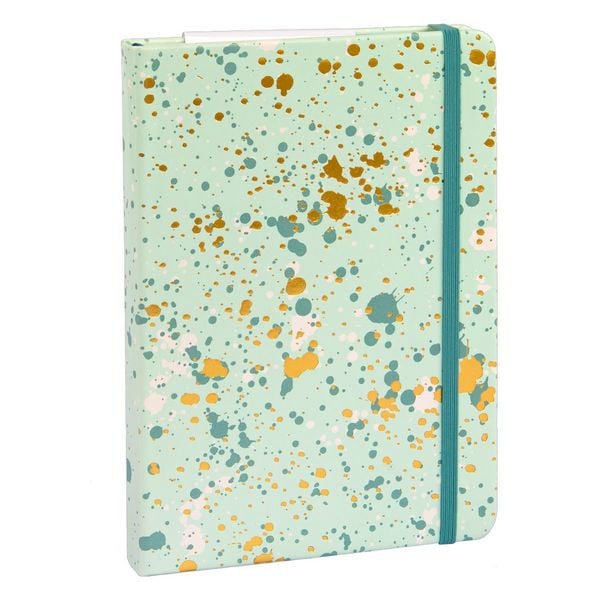 Produktbild: Idena Notizbuch Sparkle 100g/m&sup2; kariert mint 14x20cm