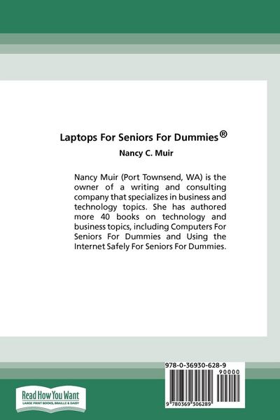 Produktbild: Laptops For Seniors For Dummies, 5th Edition (16pt Large Print Edition)