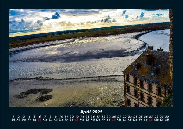 Produktbild: Landschaftskalender 2025 Fotokalender DIN A4