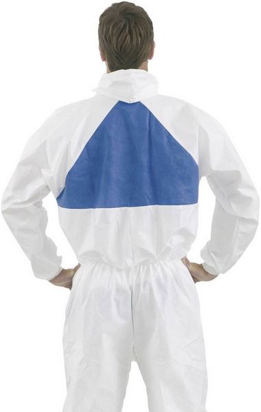 Produktbild: 3M 4540+XL Schutzanzug Modell 4540+ Kleider-Gr&ouml;&szlig;e=XL Wei&szlig;, Blau