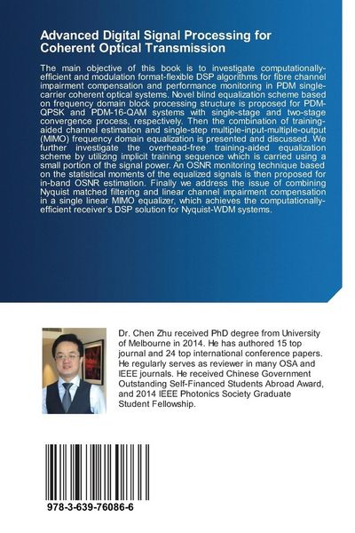 Produktbild: Advanced Digital Signal Processing for Coherent Optical Transmission