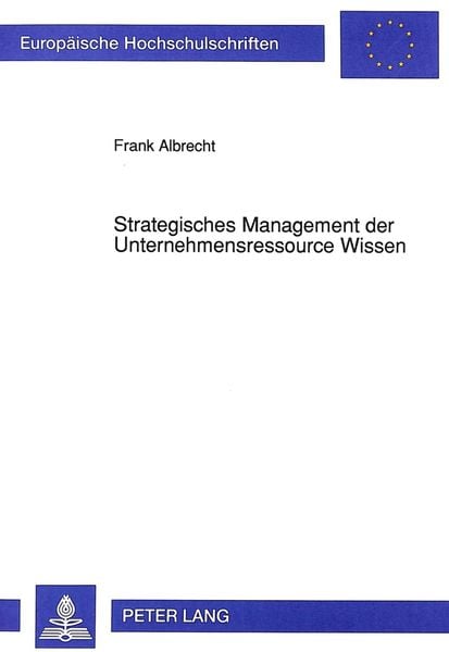 Produktbild: Strategisches Management der Unternehmensressource Wissen