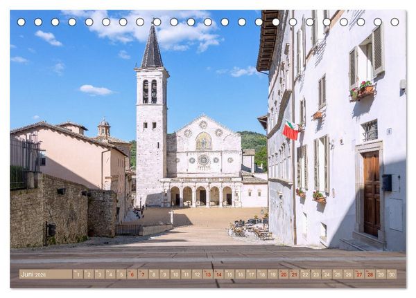 Produktbild: Im Herzen Umbriens (Tischkalender 2026 DIN A5 quer), CALVENDO Monatskalender