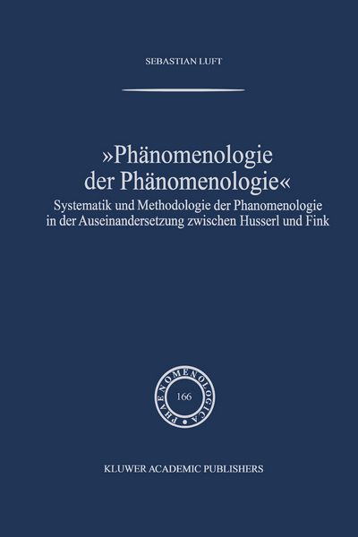 Produktbild: Ph&auml;nomenologie der Ph&auml;nomenologie