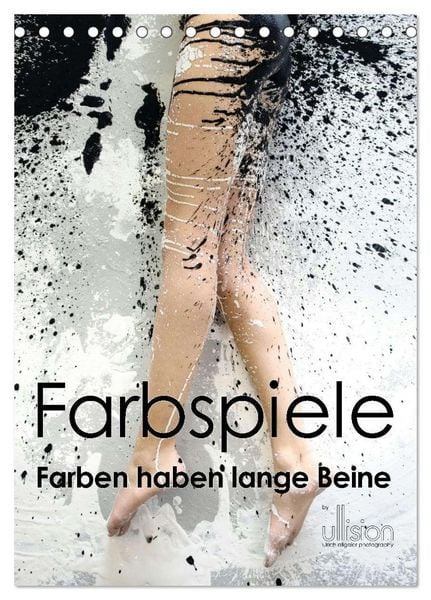 Produktbild: Farbspiele &ndash; Farben haben lange Beine (Tischkalender 2026 DIN A5 hoch), CALVENDO Monatskalender