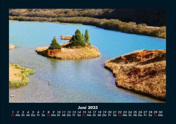 Produktbild: Die Seen der Erde 2025 Fotokalender DIN A4