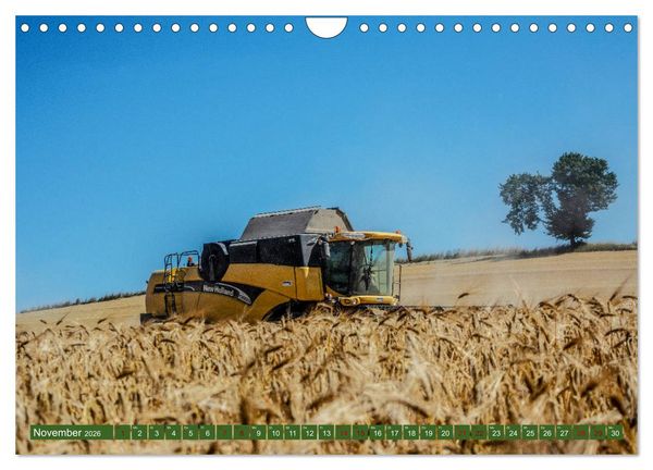 Produktbild: Landwirtschaft - Giganten im Kornfeld (Wandkalender 2026 DIN A4 quer), CALVENDO Monatskalender
