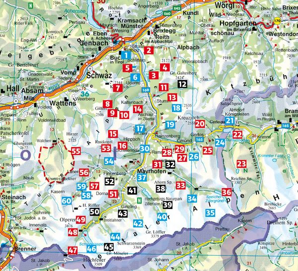 Produktbild: ROTHER Wanderf&uuml;hrer Zillertal