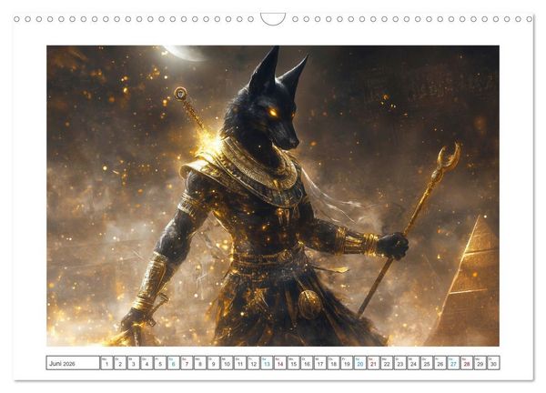 Produktbild: Die G&ouml;tter des Nils (Wandkalender 2026 DIN A3 quer), CALVENDO Monatskalender
