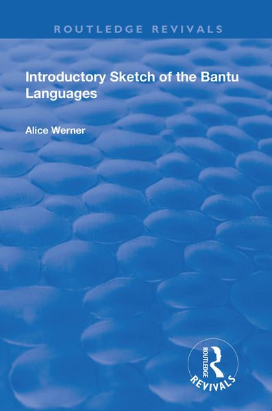 Produktbild: Introductory Sketch of the Bantu Languages