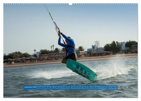 Produktbild: Kite Boarding El Gouna (Wandkalender 2026 DIN A2 quer), CALVENDO Monatskalender
