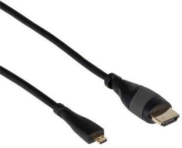 Joy-it K-1481 HDMI-Kabel Raspberry Pi [1x HDMI-Stecker - 1x HDMI-Stecker D Micro] 1.80 m Schwarz