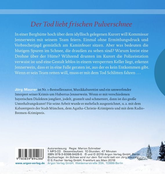 Produktbild: Im Schnee wird nur dem Tod nicht kalt