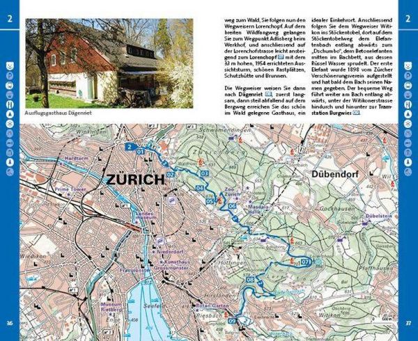 Produktbild: K&uuml;mmerly+Frey Wanderf&uuml;hrer Z&uuml;rich, Z&uuml;richsee