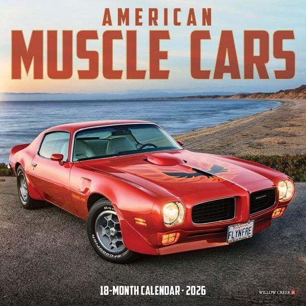 Produktbild: American Muscle Cars 2026 Mini Wall Calendar
