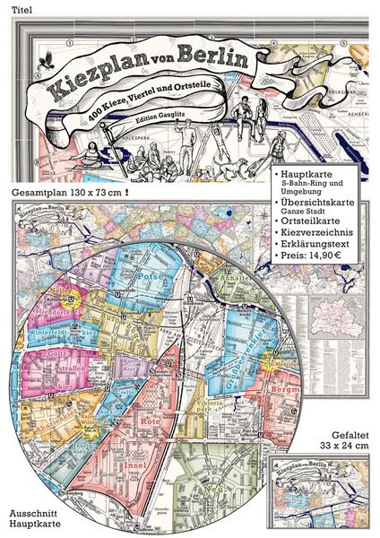 Produktbild: Kiezplan von Berlin