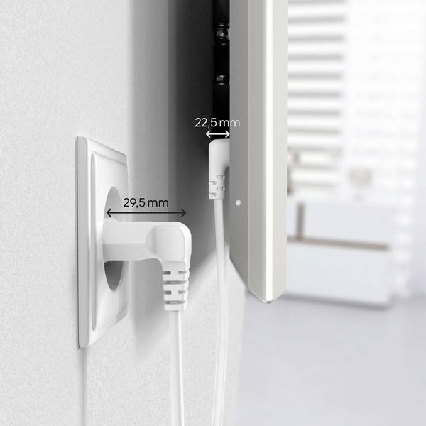 Produktbild: Hama 00223283 Strom Netzkabel Wei&szlig; 3m
