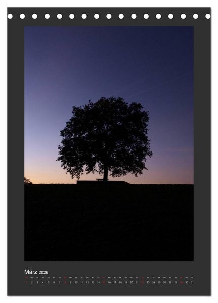 Produktbild: Odenwald - Impressionen einer Landschaft (Tischkalender 2026 DIN A5 hoch), CALVENDO Monatskalender