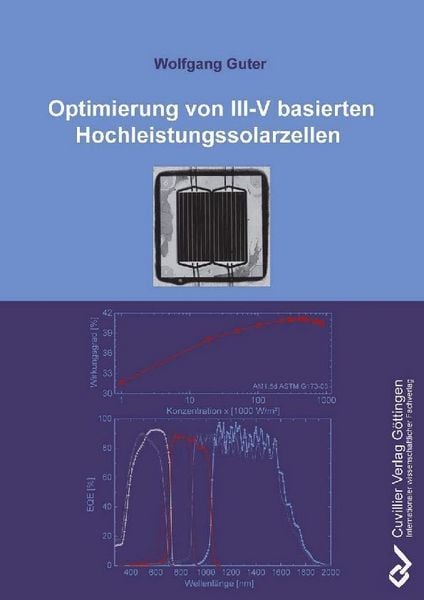 Produktbild: Optimierung von III-V basierten Hochleistungssolarzellen