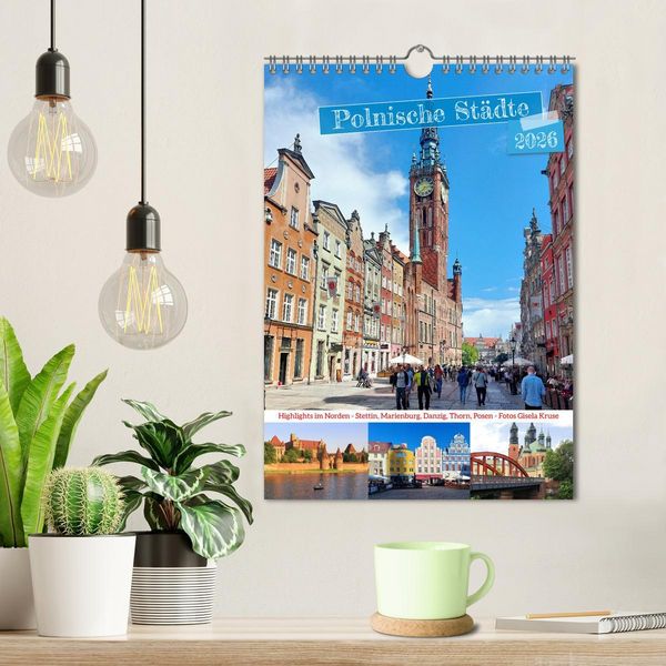 Produktbild: Polnische St&auml;dte - Highlights im Norden (Wandkalender 2026 DIN A4 hoch), CALVENDO Monatskalender