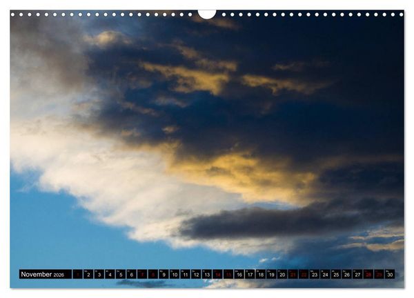Produktbild: Faszination Wolken (Wandkalender 2026 DIN A3 quer), CALVENDO Monatskalender