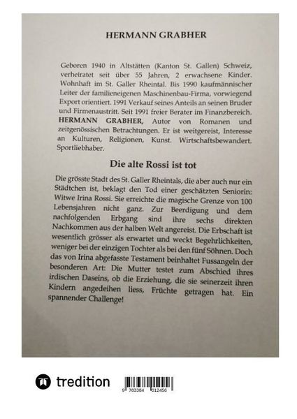 Produktbild: Die alte Rossi ist tot