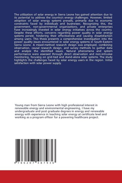 Produktbild: Power Quality Assessment of Solar Energy Systems: A Study of Grid-Tied