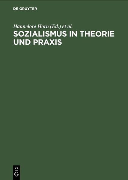 Produktbild: Sozialismus in Theorie und Praxis