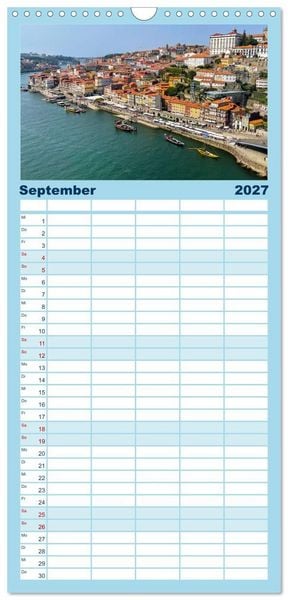 Produktbild: Familienplaner 2027 - Kreuzfahrtpiraten mit 5 Spalten (Wandkalender, 21 x 45 cm) CALVENDO