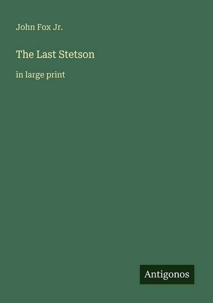 Produktbild: The Last Stetson