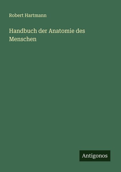 Produktbild: Handbuch der Anatomie des Menschen