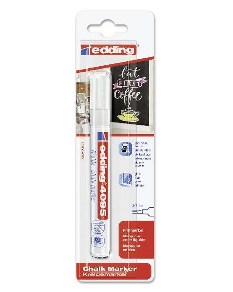 Produktbild: edding Kreidemarker 4095 wei&szlig;