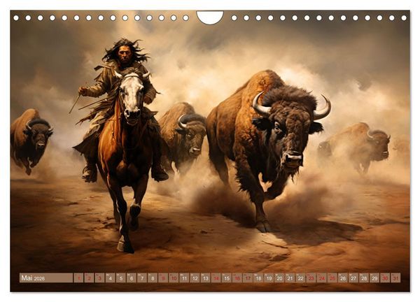 Produktbild: Indianische Impressionen (Wandkalender 2026 DIN A4 quer), CALVENDO Monatskalender