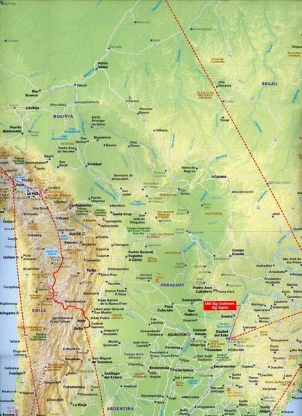 Produktbild: South America Planning Map