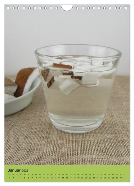 Produktbild: Detox Drinks! Gesund und lecker (Wandkalender 2026 DIN A4 hoch), CALVENDO Monatskalender